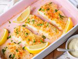 Baked flounder with lemon recipe