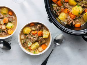 Traditional Slow Cooker Irish Lamb Stew