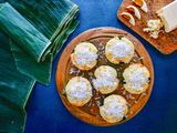 Bibingka (Filipino Savory Coconut Rice Cake)