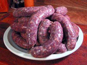 Lamb sausage