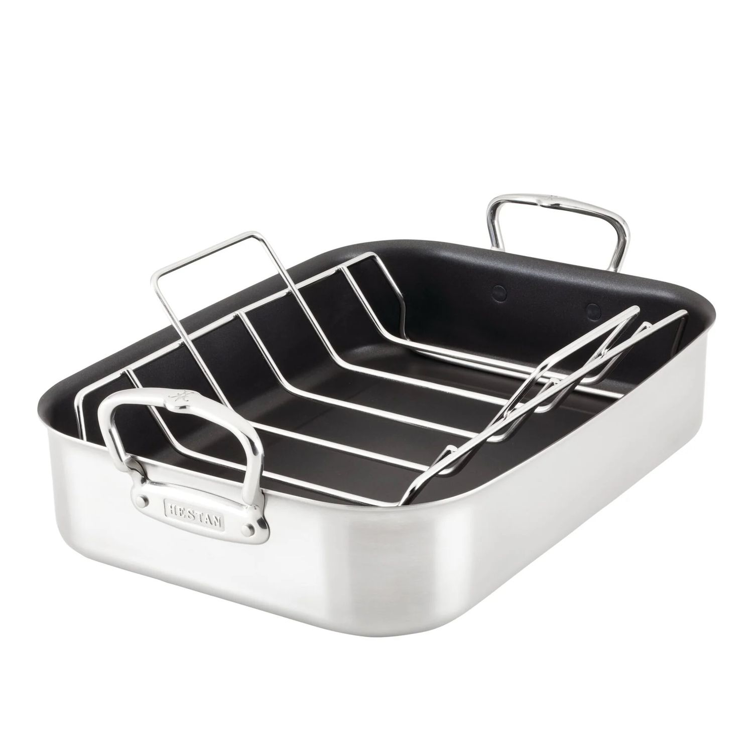 Hestan Classic Clad Nonstick Roaster with Rack