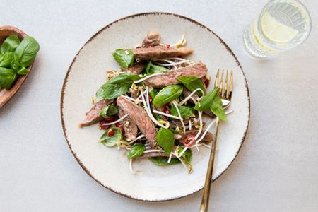 Cambodian Beef Salad in Spicy Lime Dressing