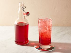 Homemade grenadine syrup