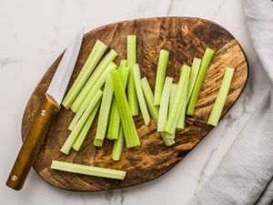 Cut celery into sticks