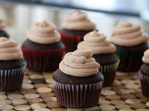 Chocolate Cupcakes With Malted Milk Frosting