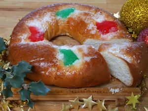 Roscon de Reyes or Twelfth Night Bread.