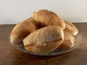 Bread variety called Marraqueta paceña, from La Paz, Bolvia.