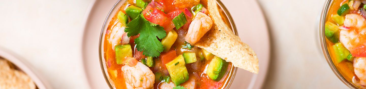 Mexican Shrimp Ceviche Cocktail