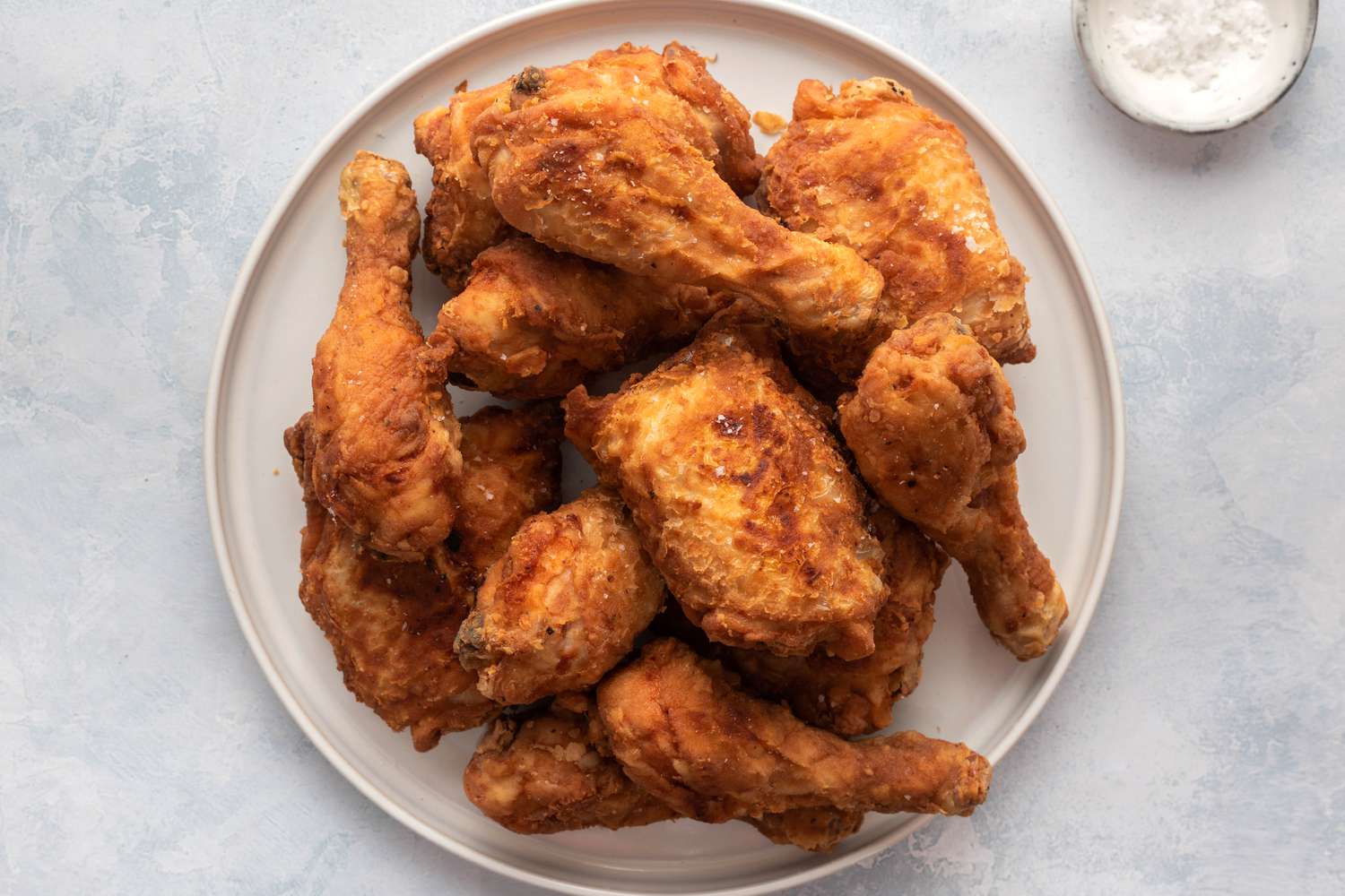 Classic Southern Fried Chicken on a plate 