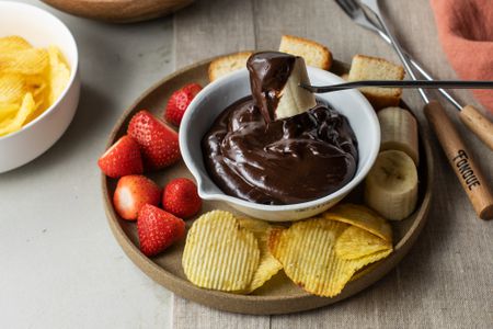 Halloween fondue recipe