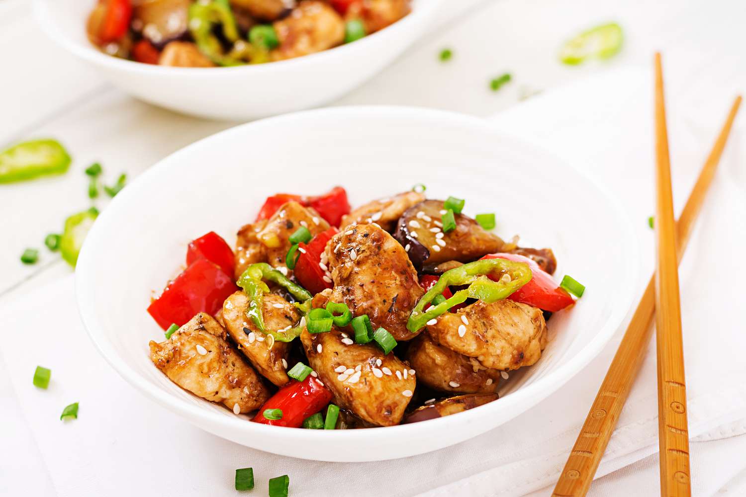 Kung Pao Chicken With Chili Peppers