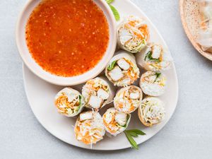 Vegan Tofu Spring Rolls