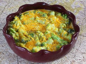 Broccoli with Easy Cheese Sauce