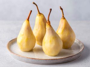 White Wine Poached Pears