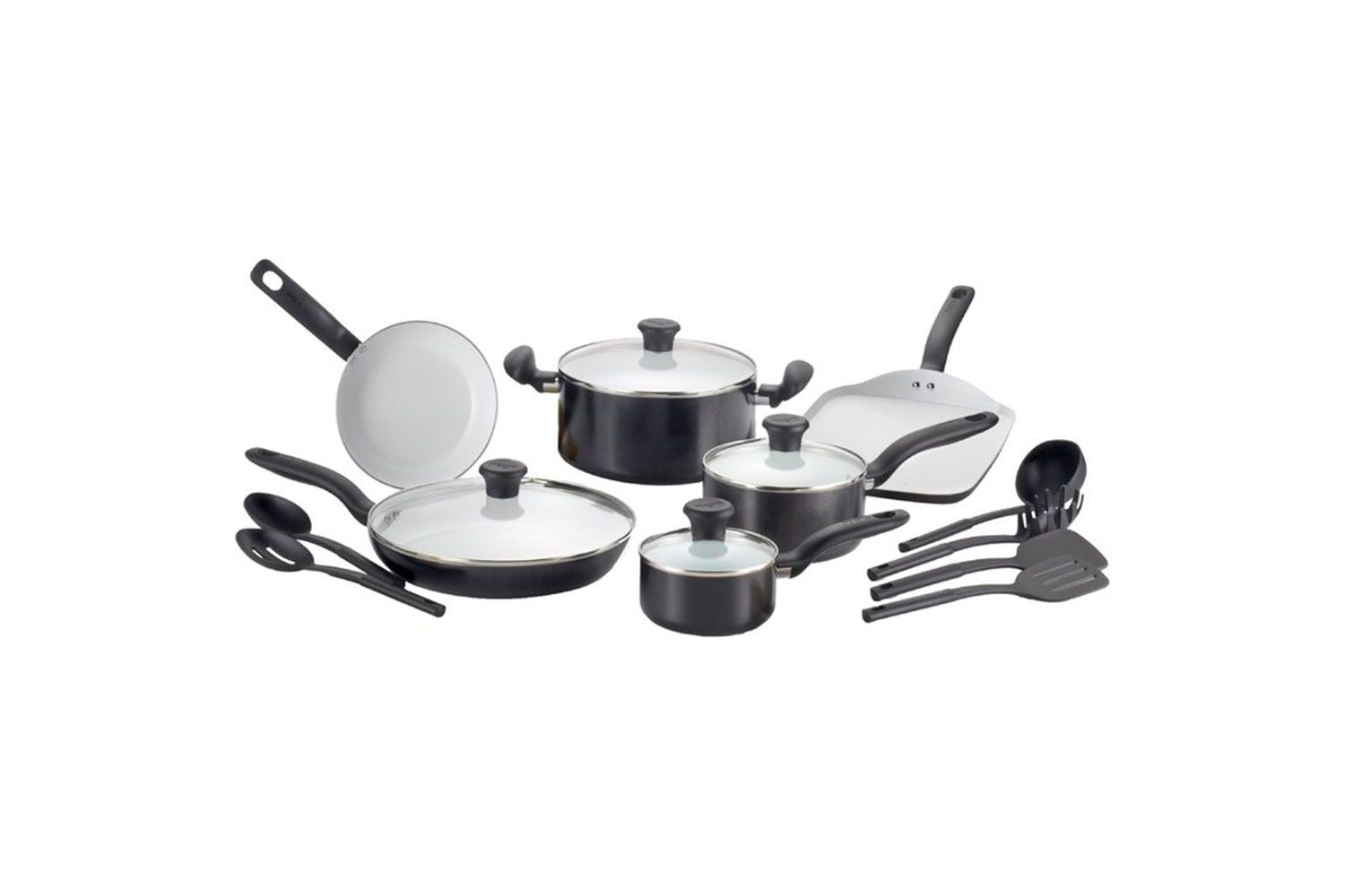 T-fal Initiatives Ceramic Nonstick Cookware Set