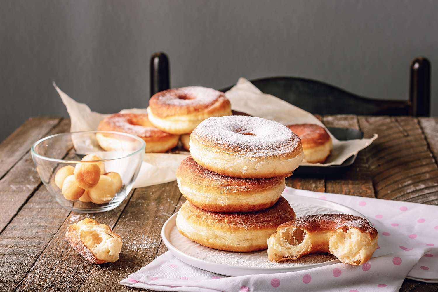 Homemade Fried Doughnuts