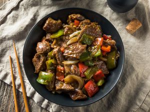 Pepper steak stir-fry