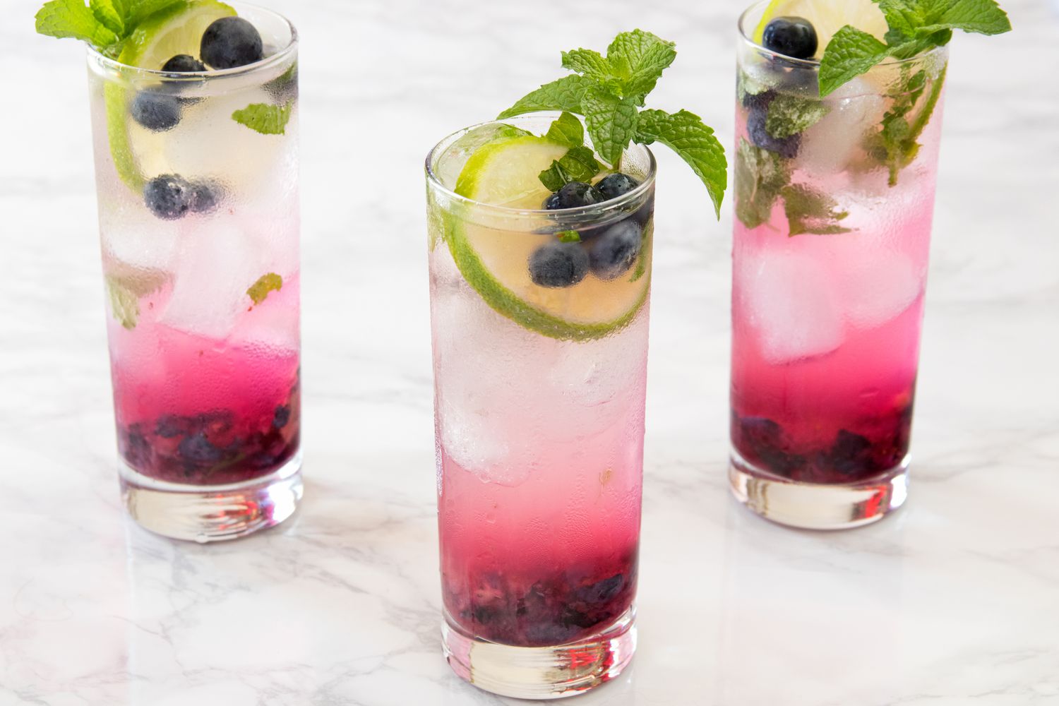 Blueberry Mojitos