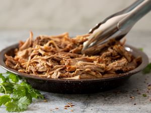 Instant Pot pork shoulder shredded