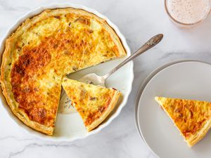 Quiche Lorraine With Bacon and Gruyere