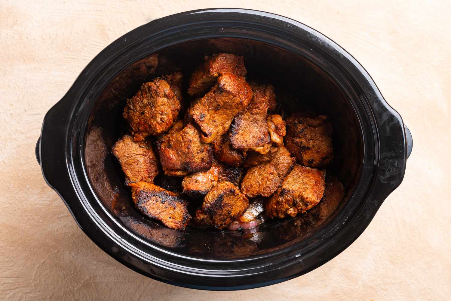 beef in a slow cooker 