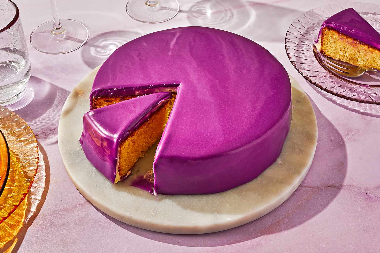 Mirror Glaze cake