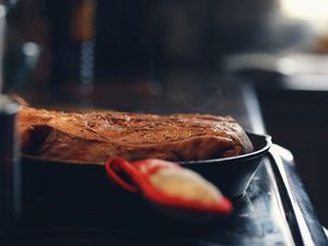 Pot roast in a pan