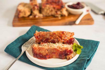 Turkey meatloaf with cranberry ad chili sauce recipe