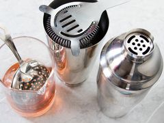 Various Styles of Cocktail Shaker Strainers