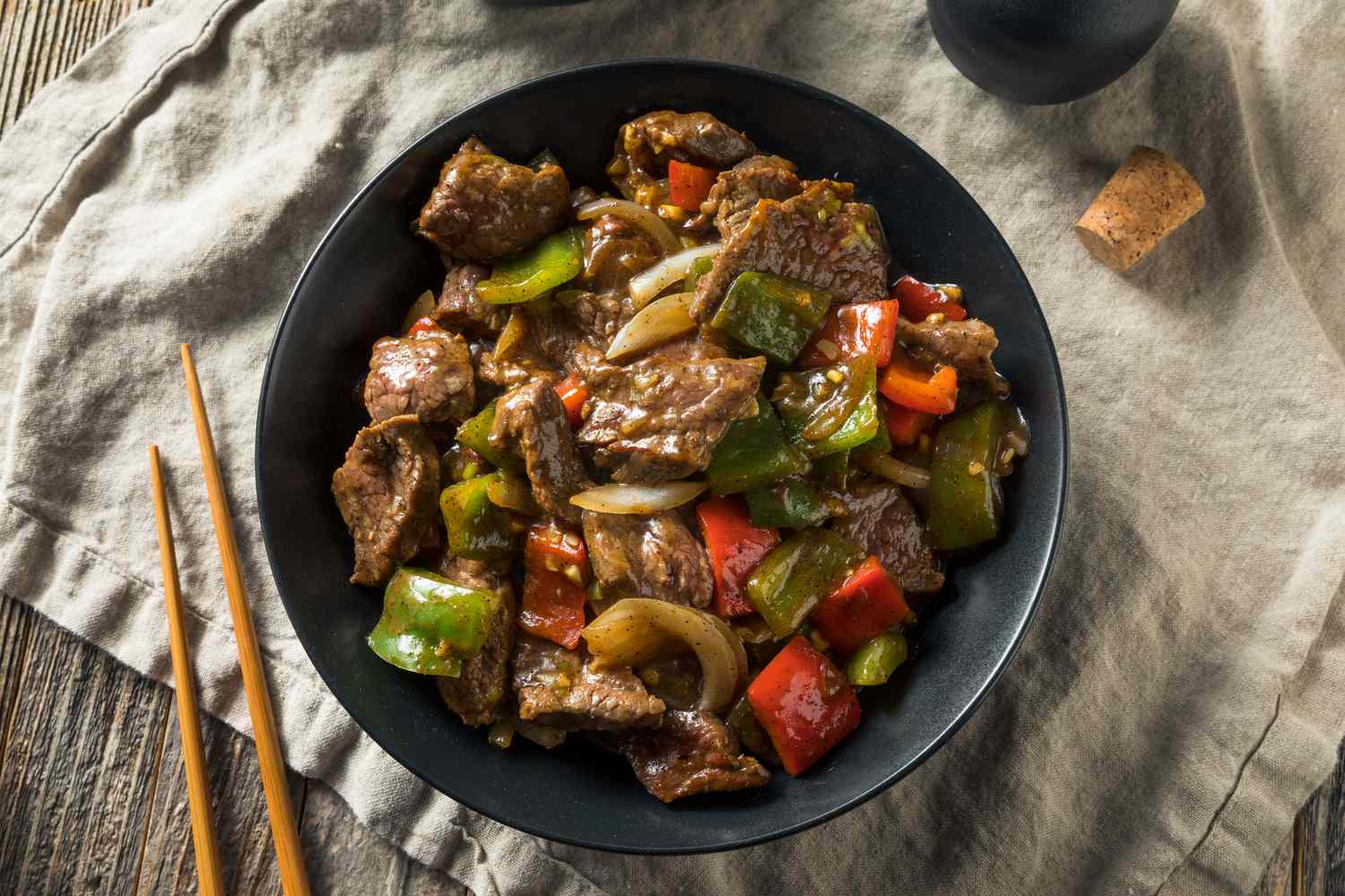 Pepper steak stir-fry