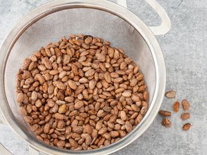 rinse the pinto beans and pick them over