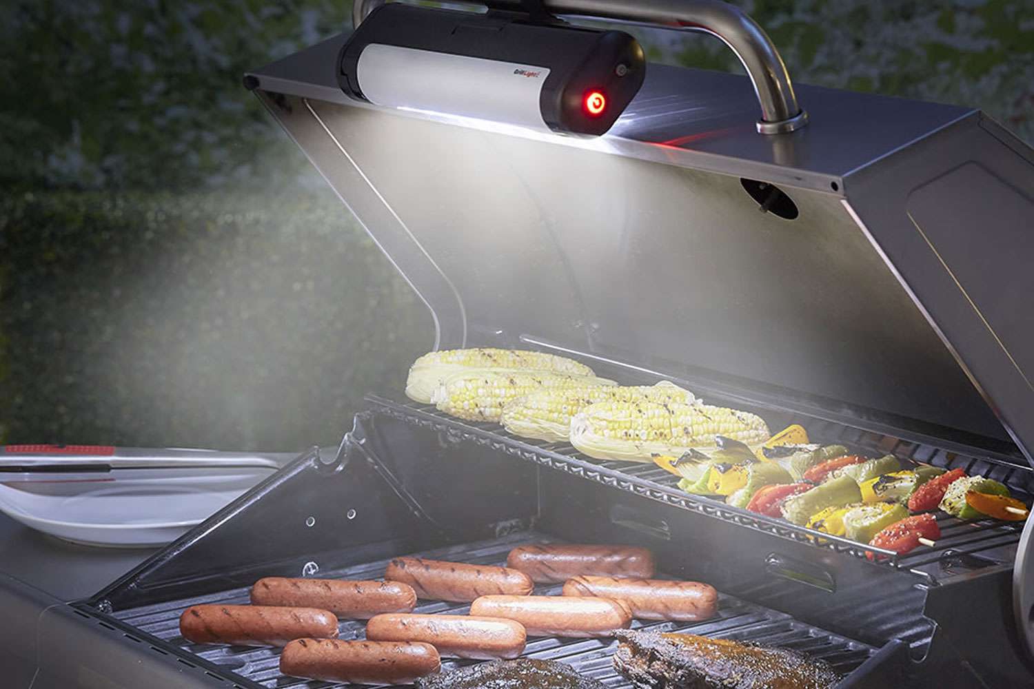 Hammacher Schlemmer The Brighter BBQ Grill Light