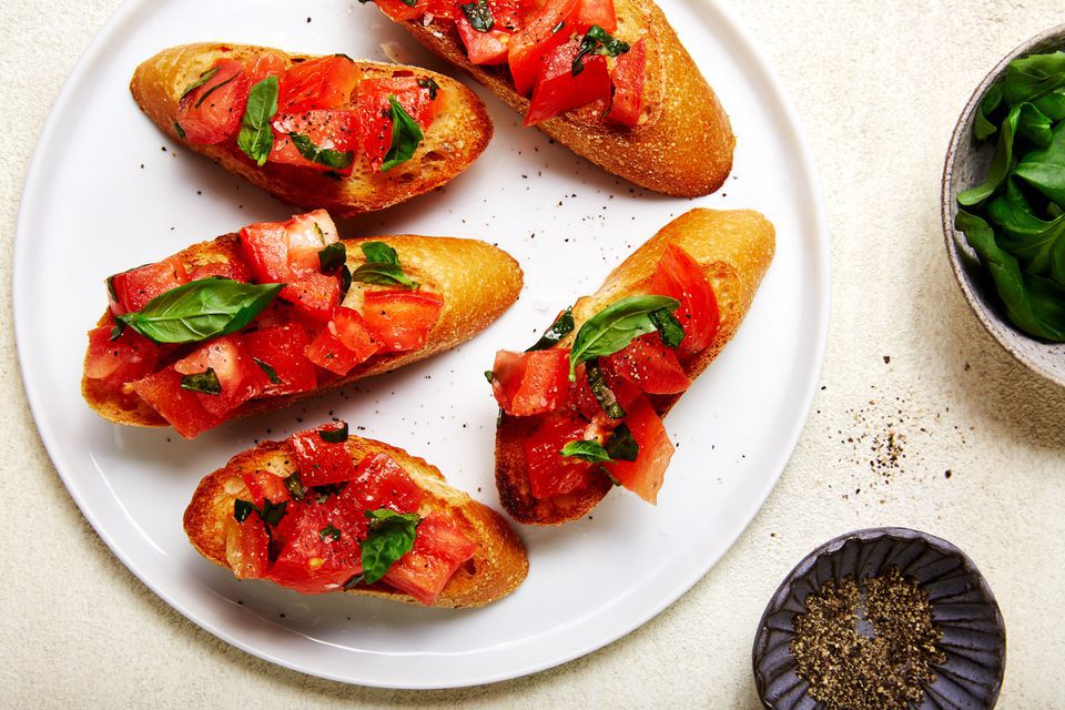 Easy Vegan Bruschetta