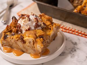 Pumpkin Bread Pudding