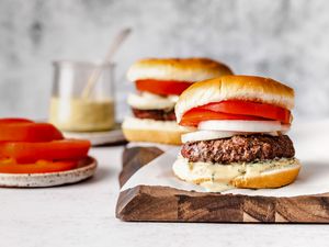 Burgers With Honey Dijon Sauce