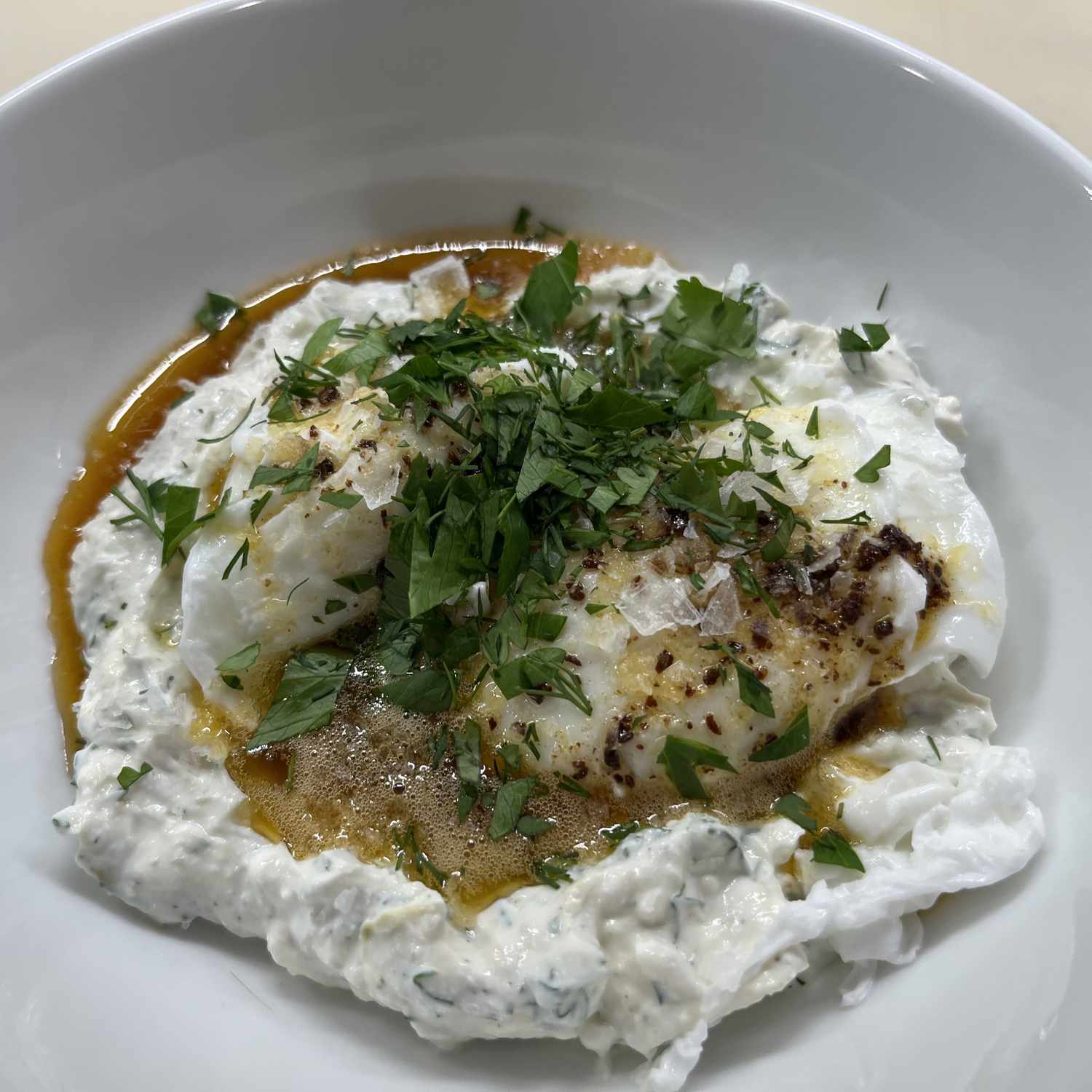 Turkish Eggs (Cilbir)/Tester Image