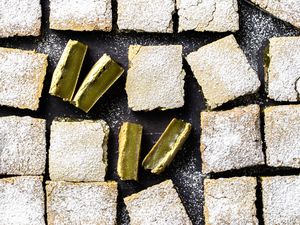 Matcha (Green Tea) Mochi Bars