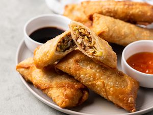 Deep-Fried Egg Rolls