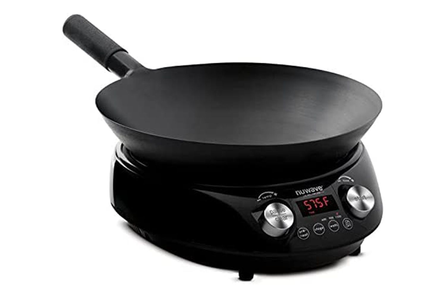 NUWAVE MOSAIC Induction Wok with 14-inch carbon steel