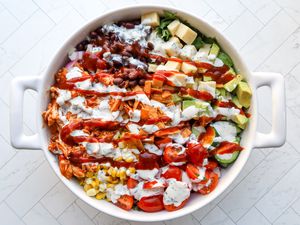 bbq ranch chicken salad