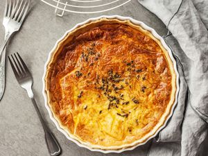 Easiest cheese quiche