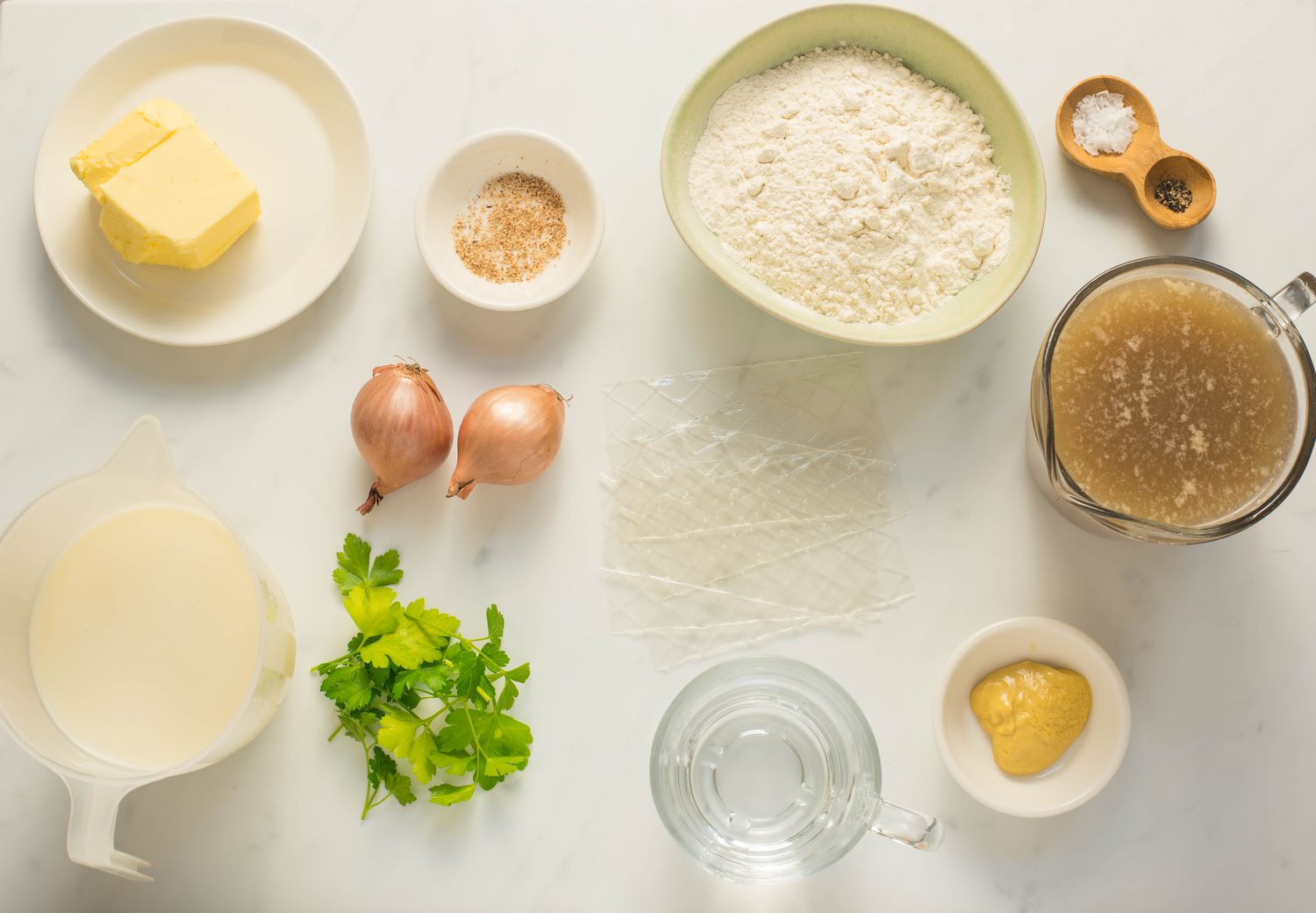 Ingredients for roux-based mixture