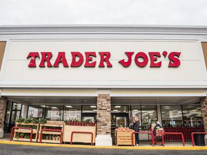 A photo of the front of a Trader Joe's store