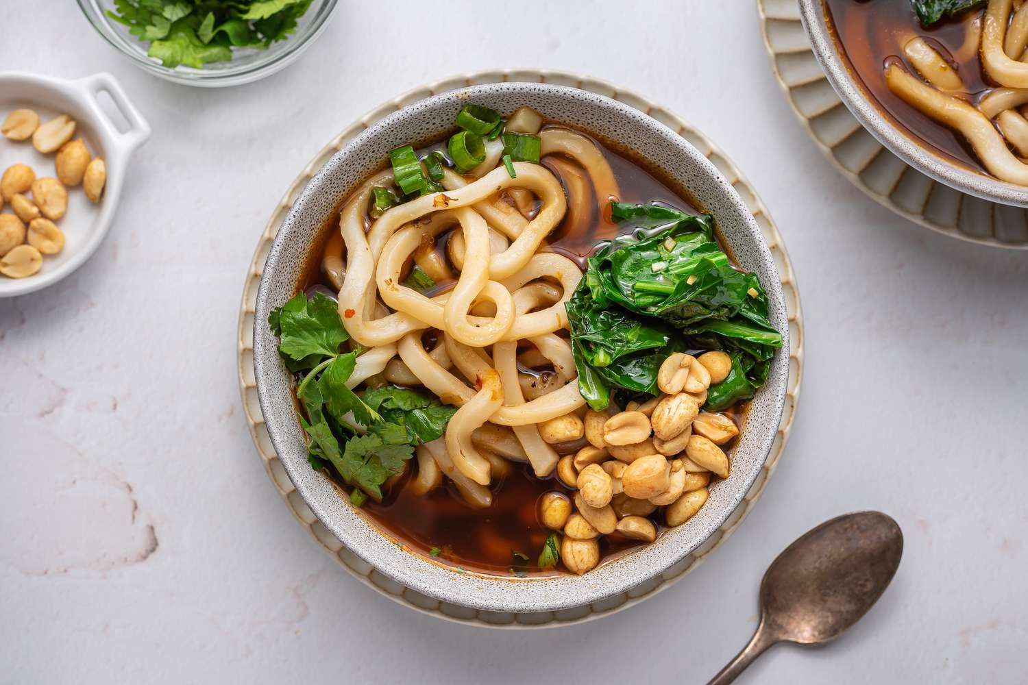 Japanese Vegan Udon Noodle Soup