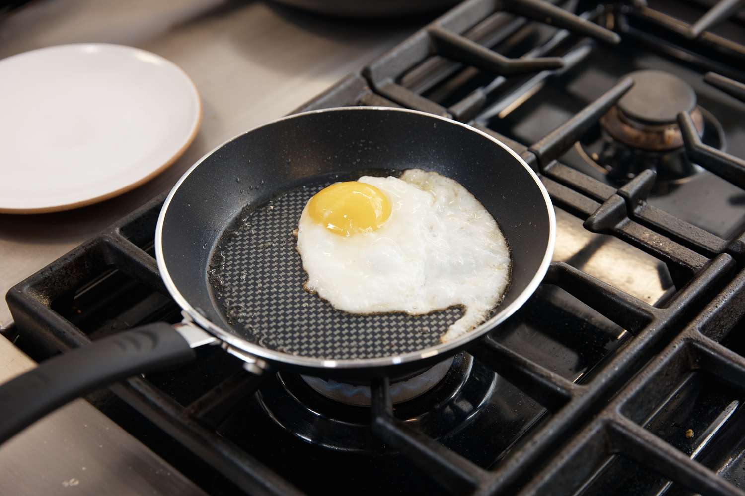 Testing the T-Fal Professional nonstick set buy frying an egg