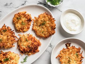 Hash brown latkes