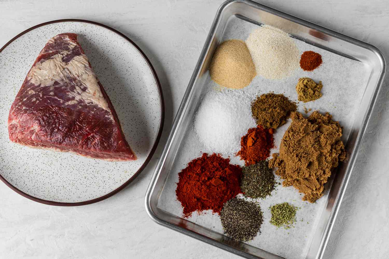 Authentic Texas-Style Brisket Dry Rub ingredients 