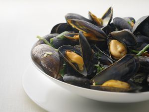 Mussels In a Bowl