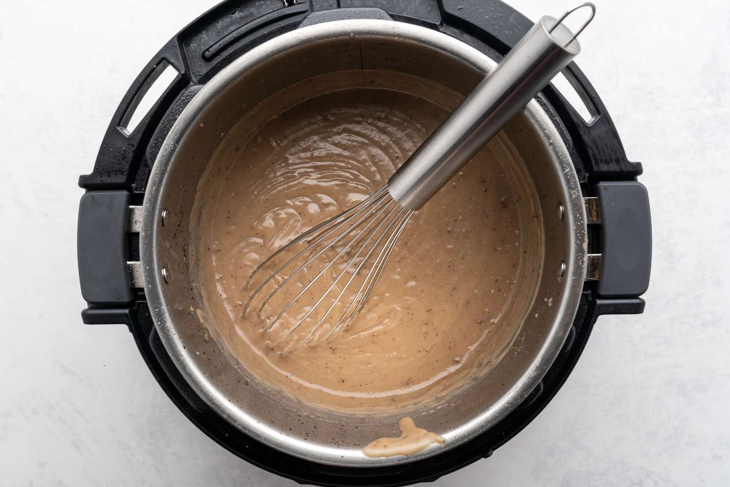 gravy cooking in an instant pot 