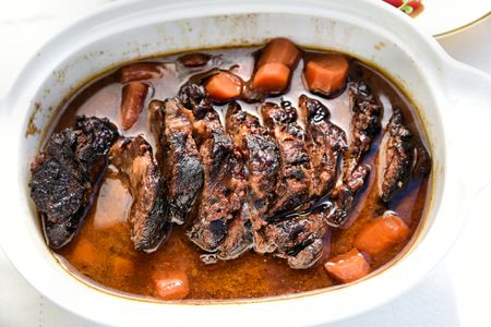 Slow cooker brisket